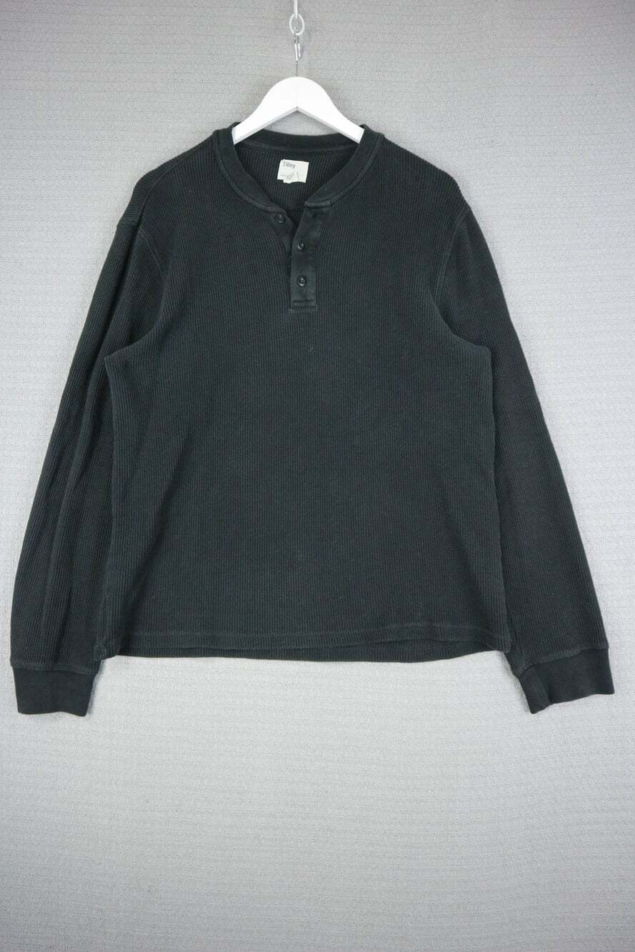 Tilley Waffle Knit Longsleeve Henley Mens Large